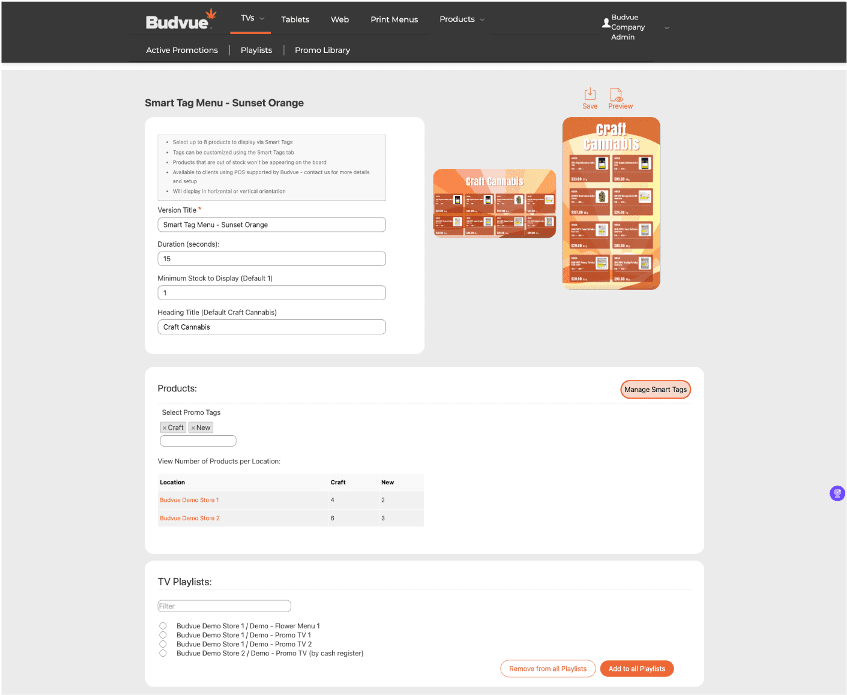 Product linking interface showing inventory management